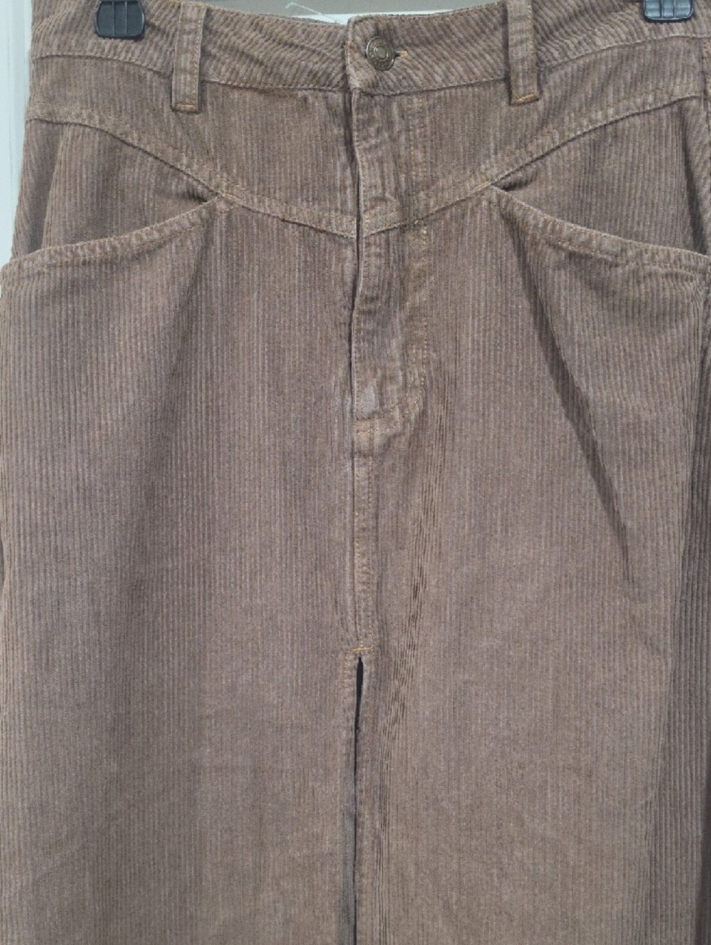 Free People Come As You As Corduroy Maxi Skirt GUC Size 2 - Picture 9 of 13